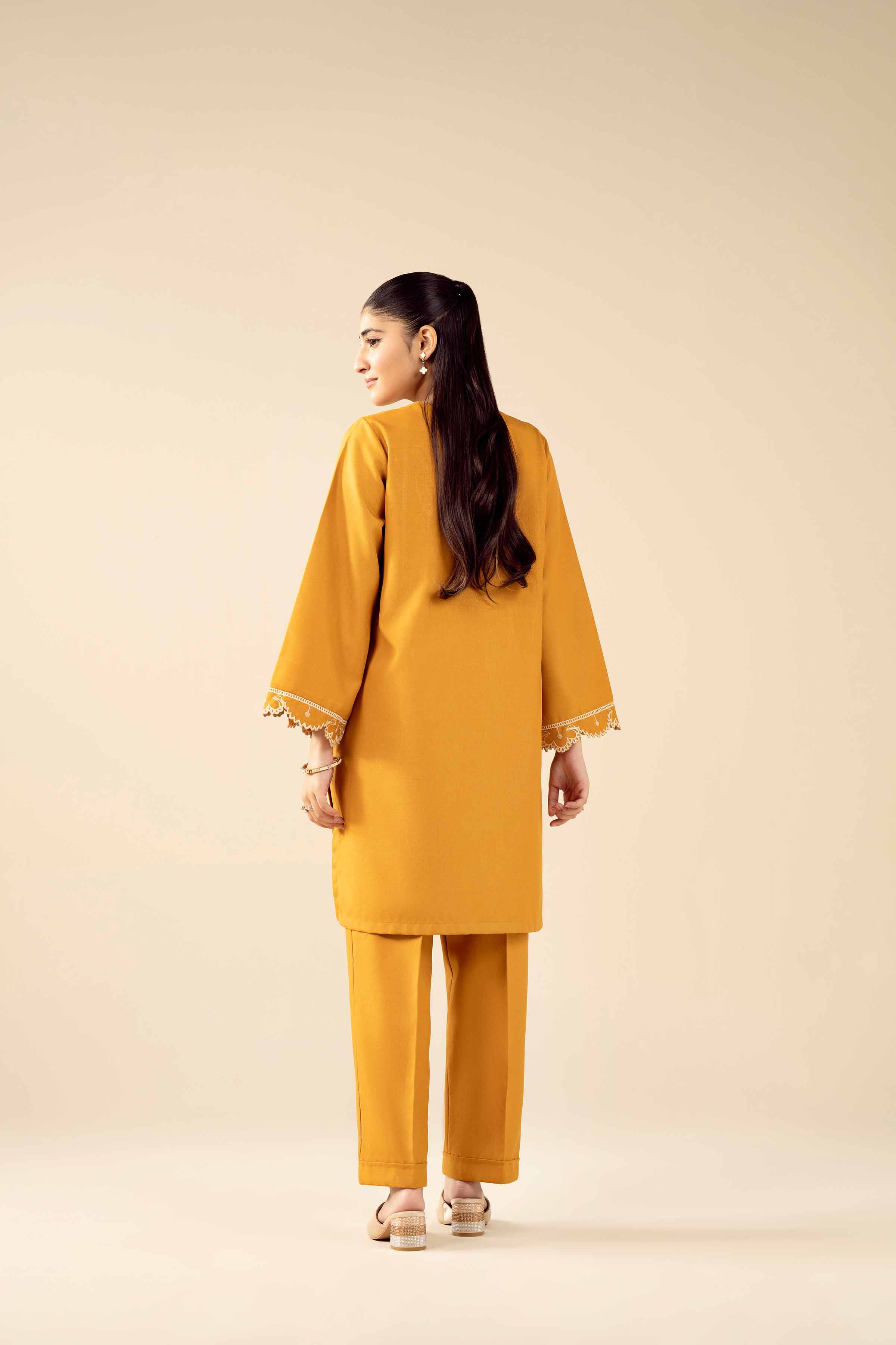 2 Piece - Embroidered Suit - PW25-324 - Image 3