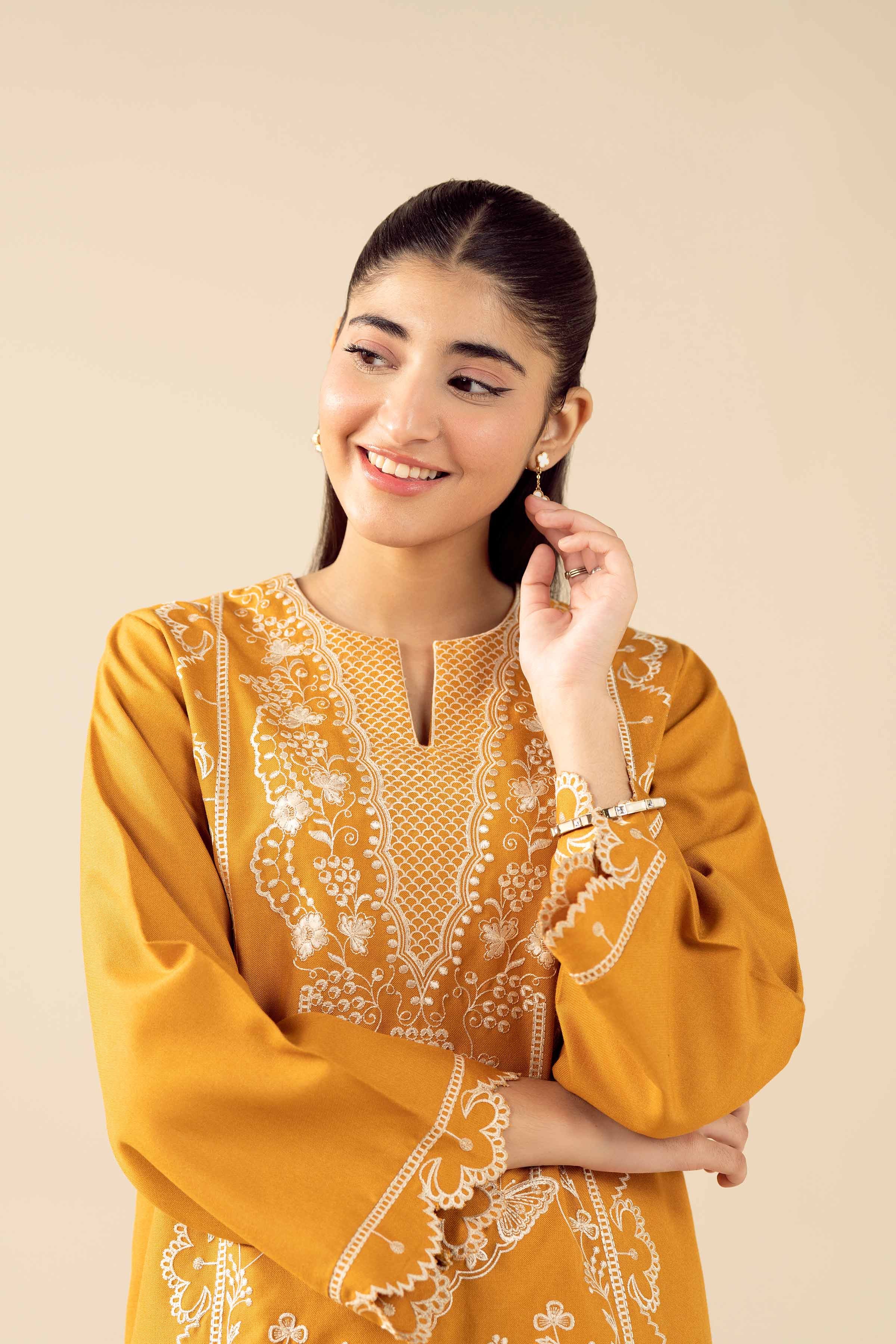 2 Piece - Embroidered Suit - PW25-324 - Image 6