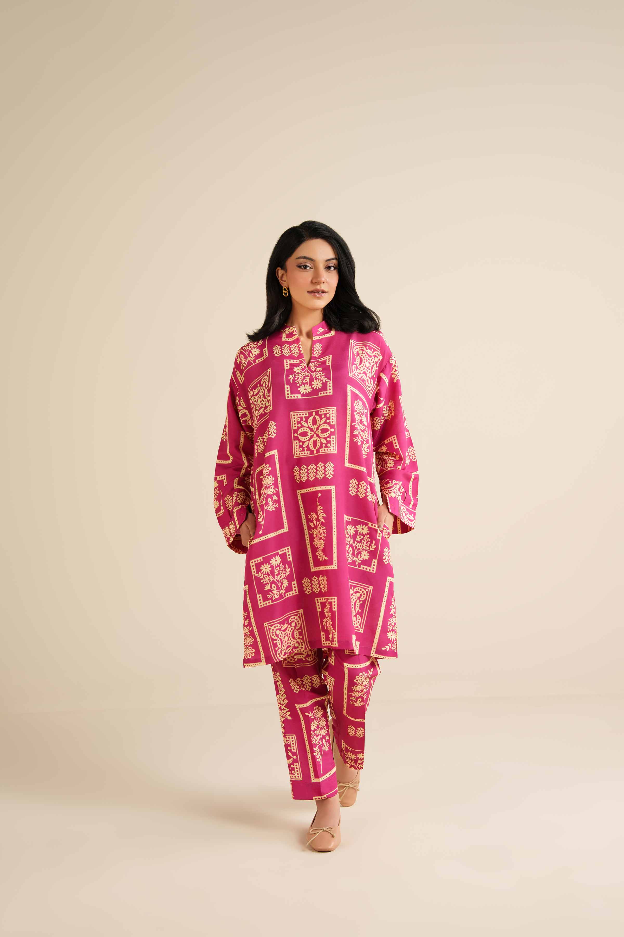 2 Piece - Printed Suit - PW25-362 - Image 4