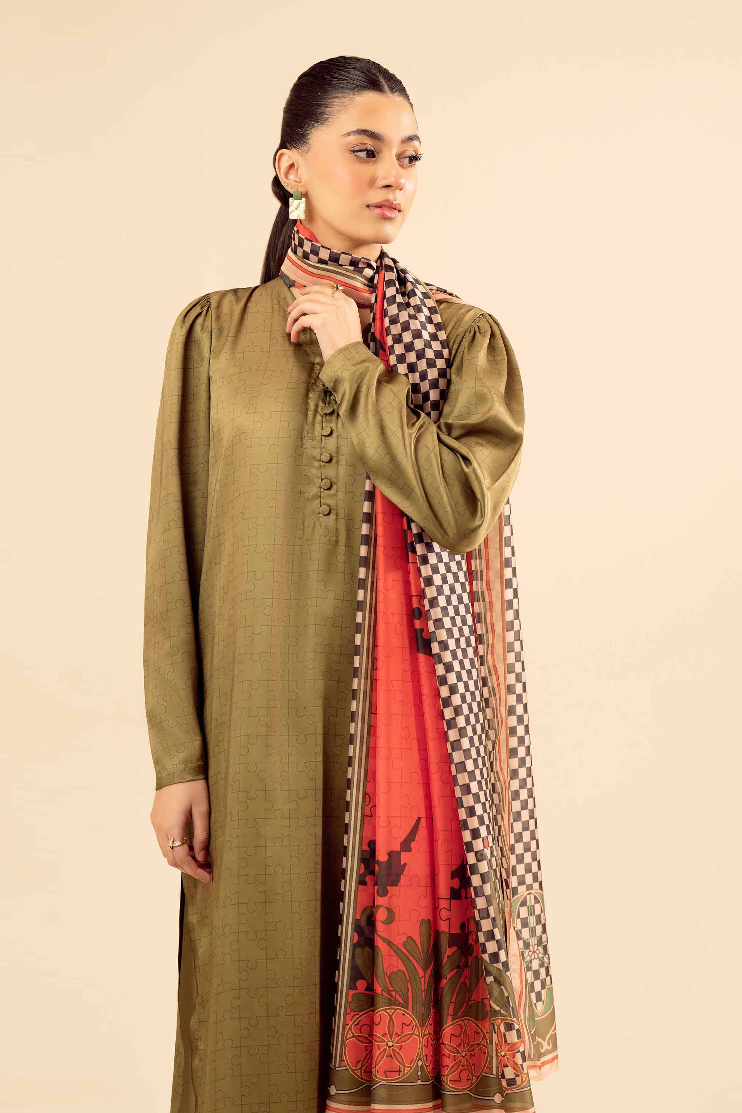 3 Piece - Printed Suit - PW25-410 - Image 2