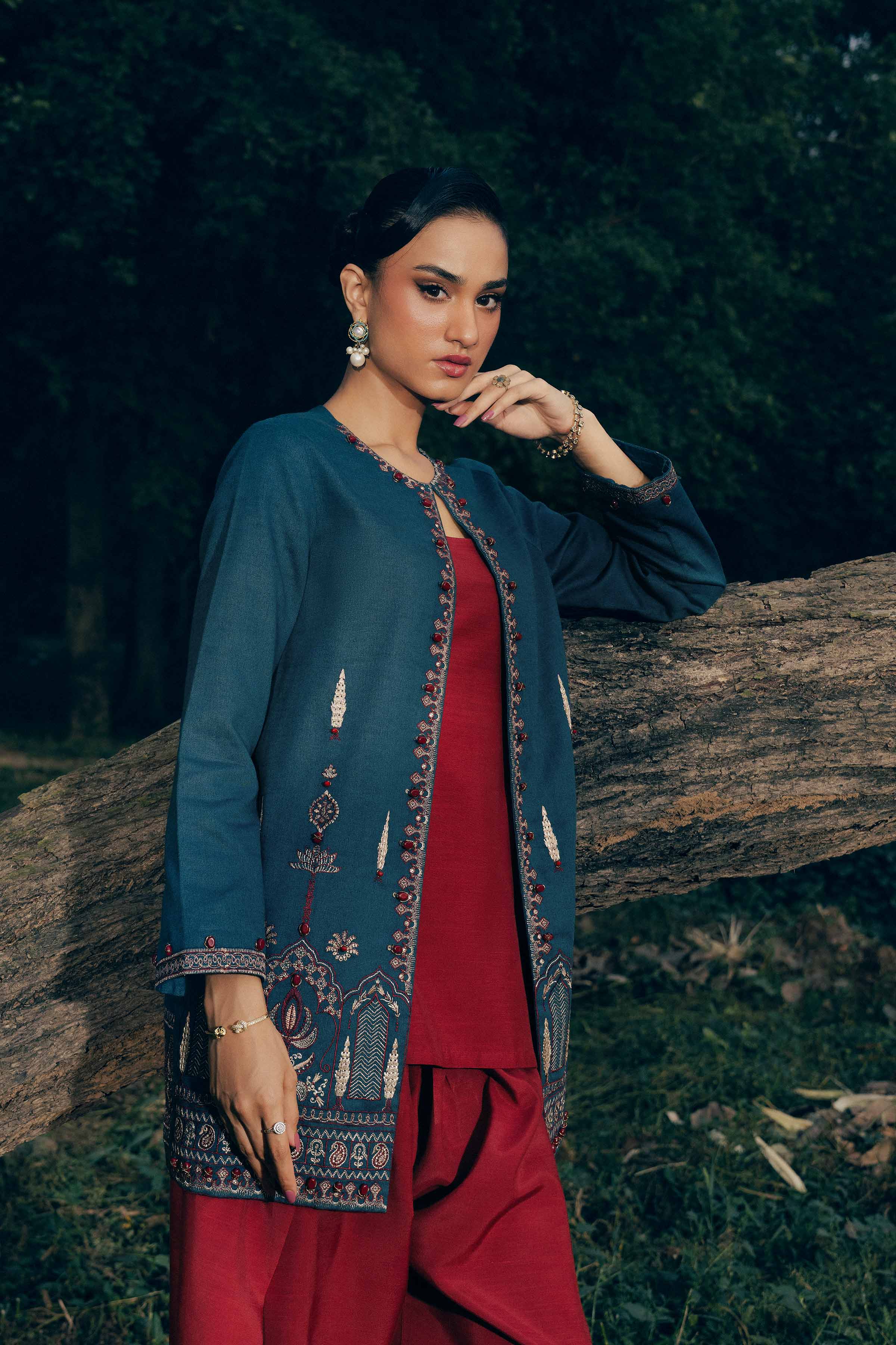Embroidered Jacket - PW25-545 - Image 4