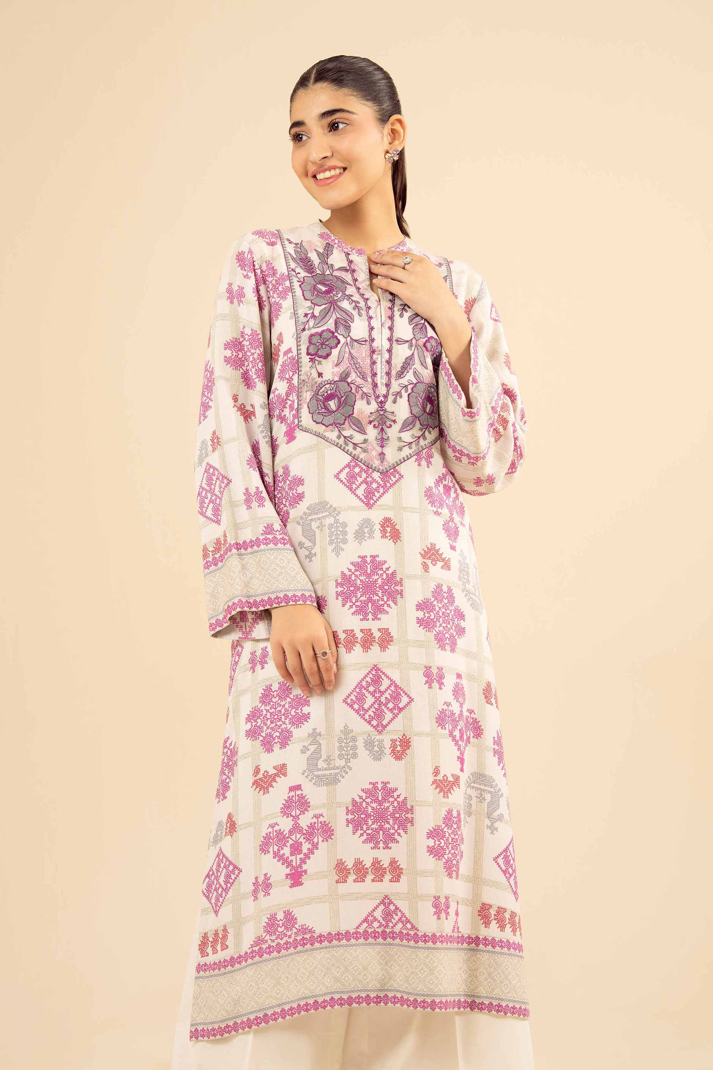 Printed Embroidered Shirt - PW25-57 - Image 2