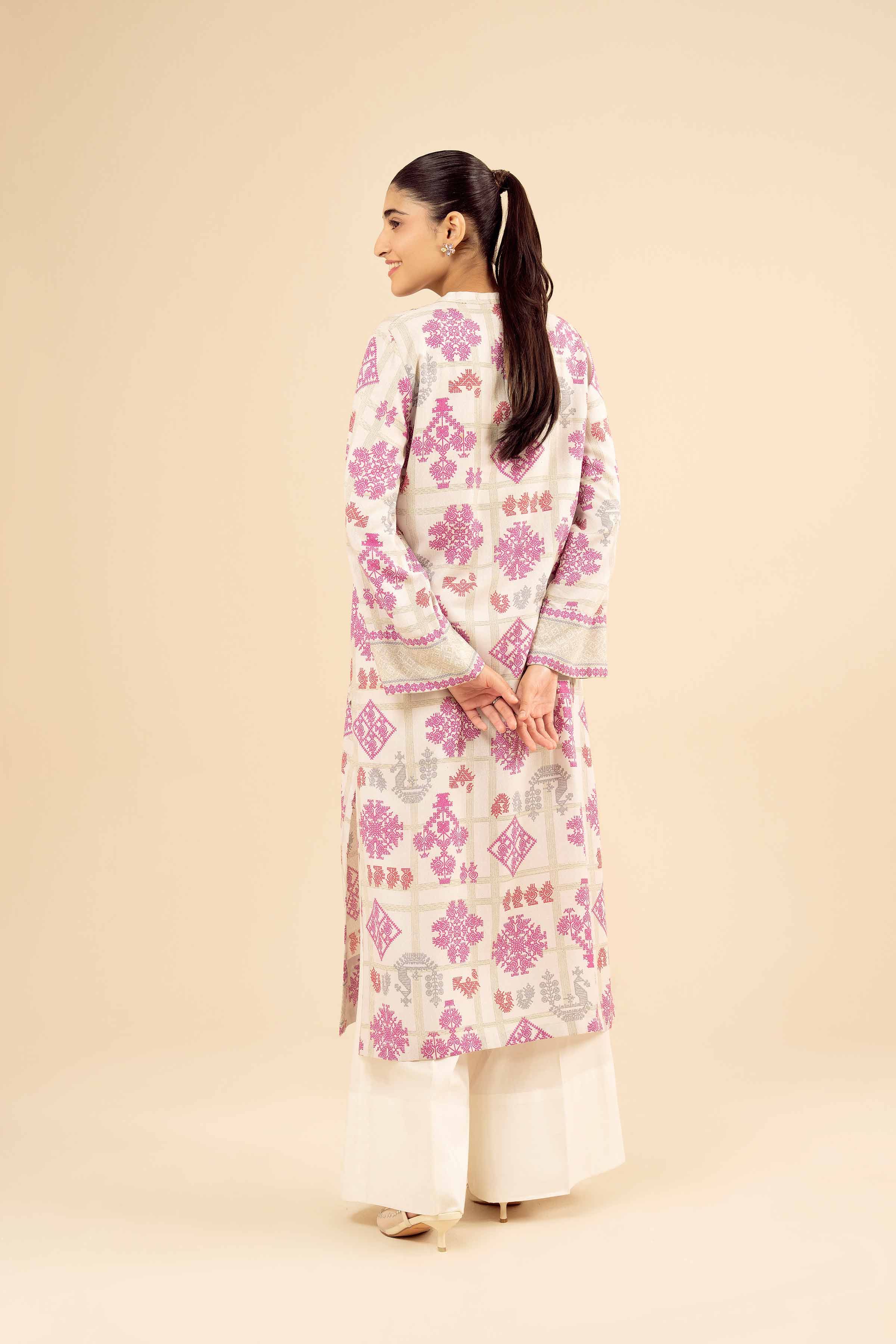 Printed Embroidered Shirt - PW25-57 - Image 3