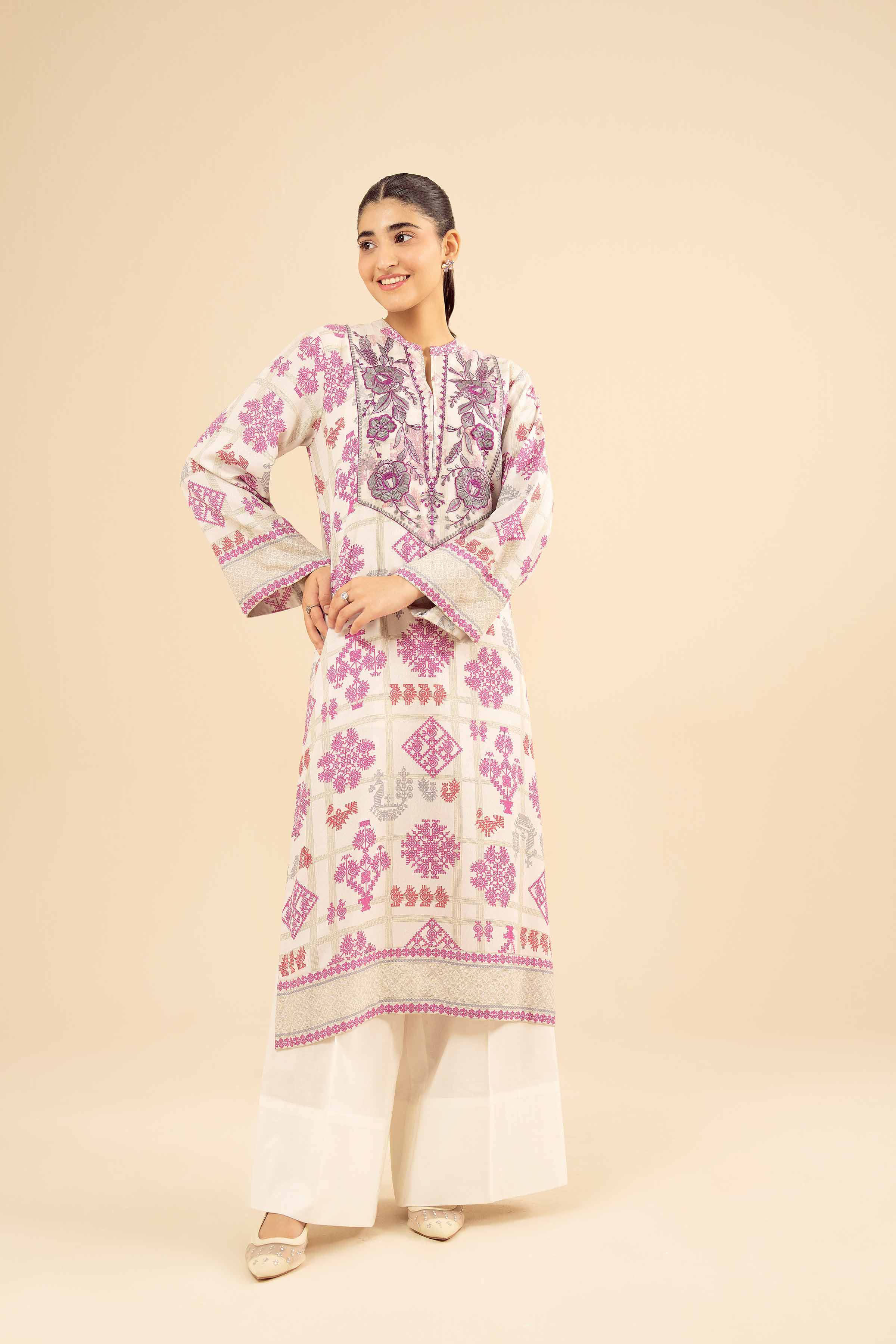 Printed Embroidered Shirt - PW25-57 - Image 5
