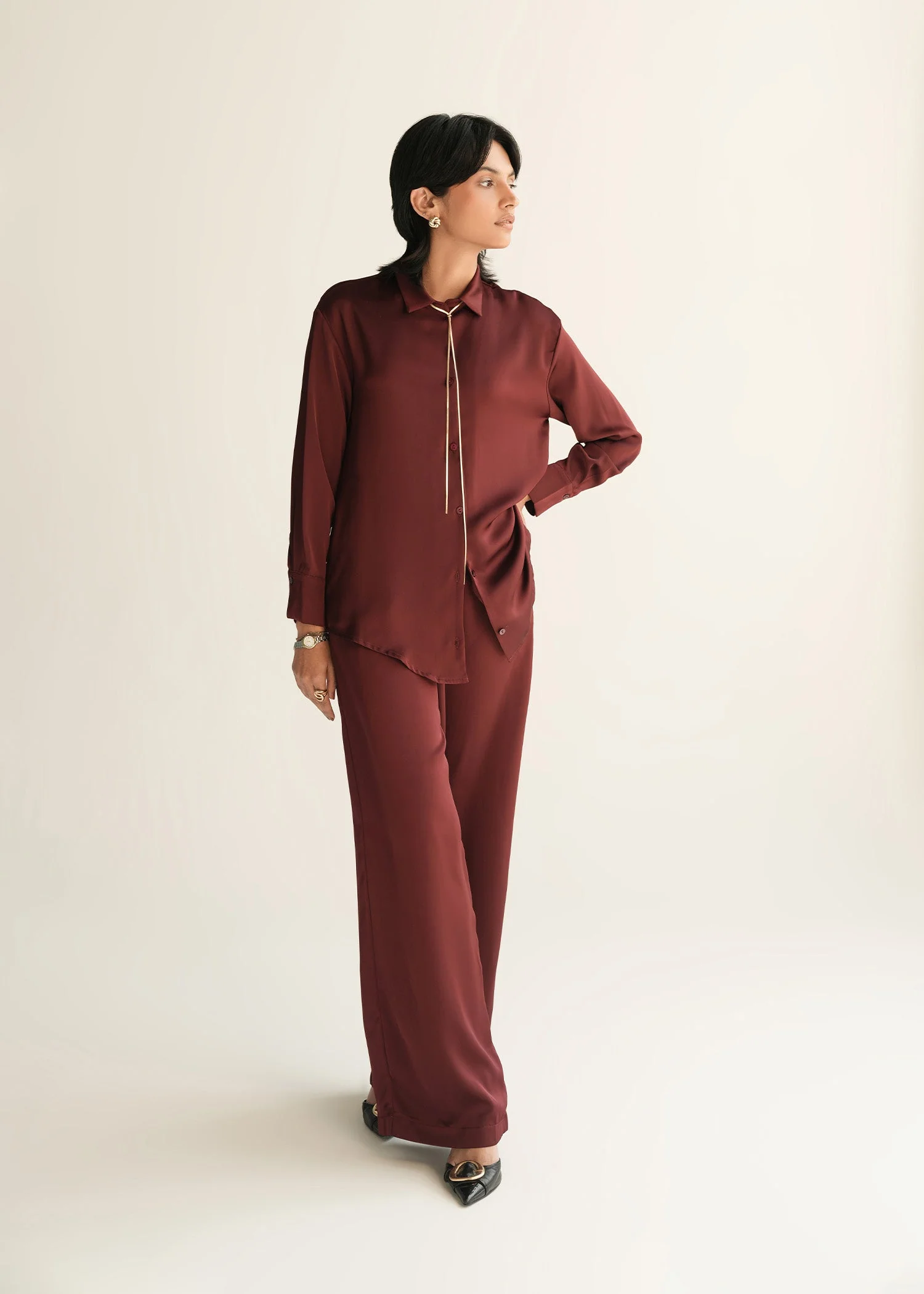 Satin Shirt - KOA - Image 3