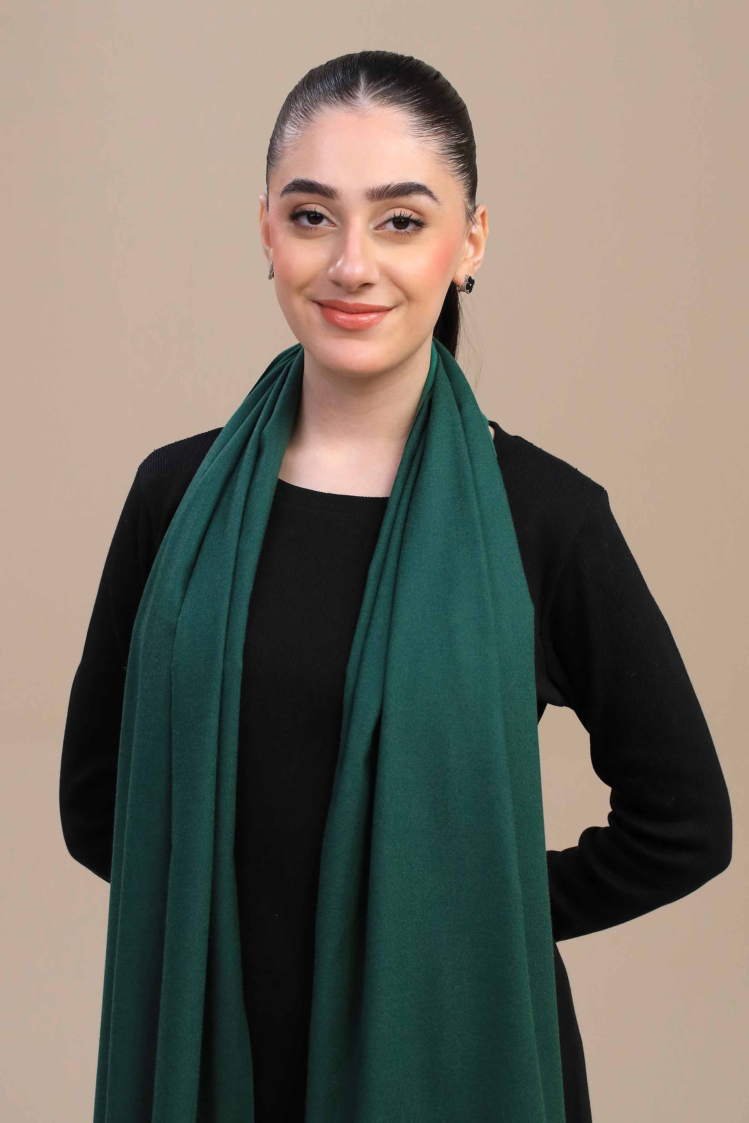 Green Women Shawl-446712104 - Image 3