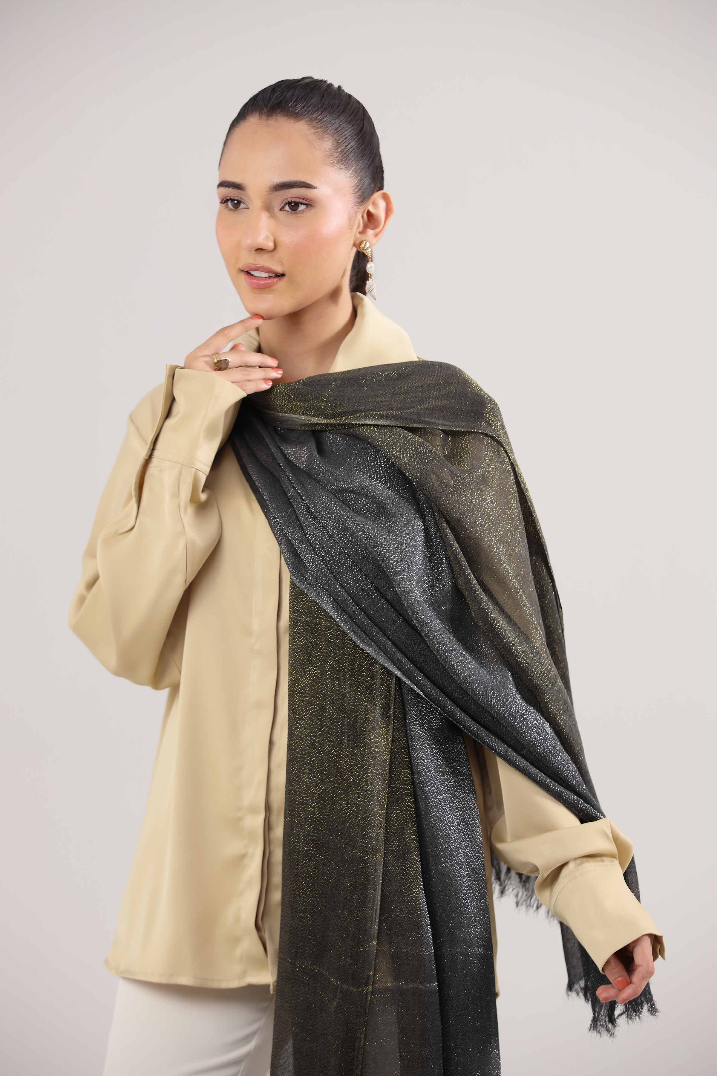 Black Women Scarf-442352103 - Image 3