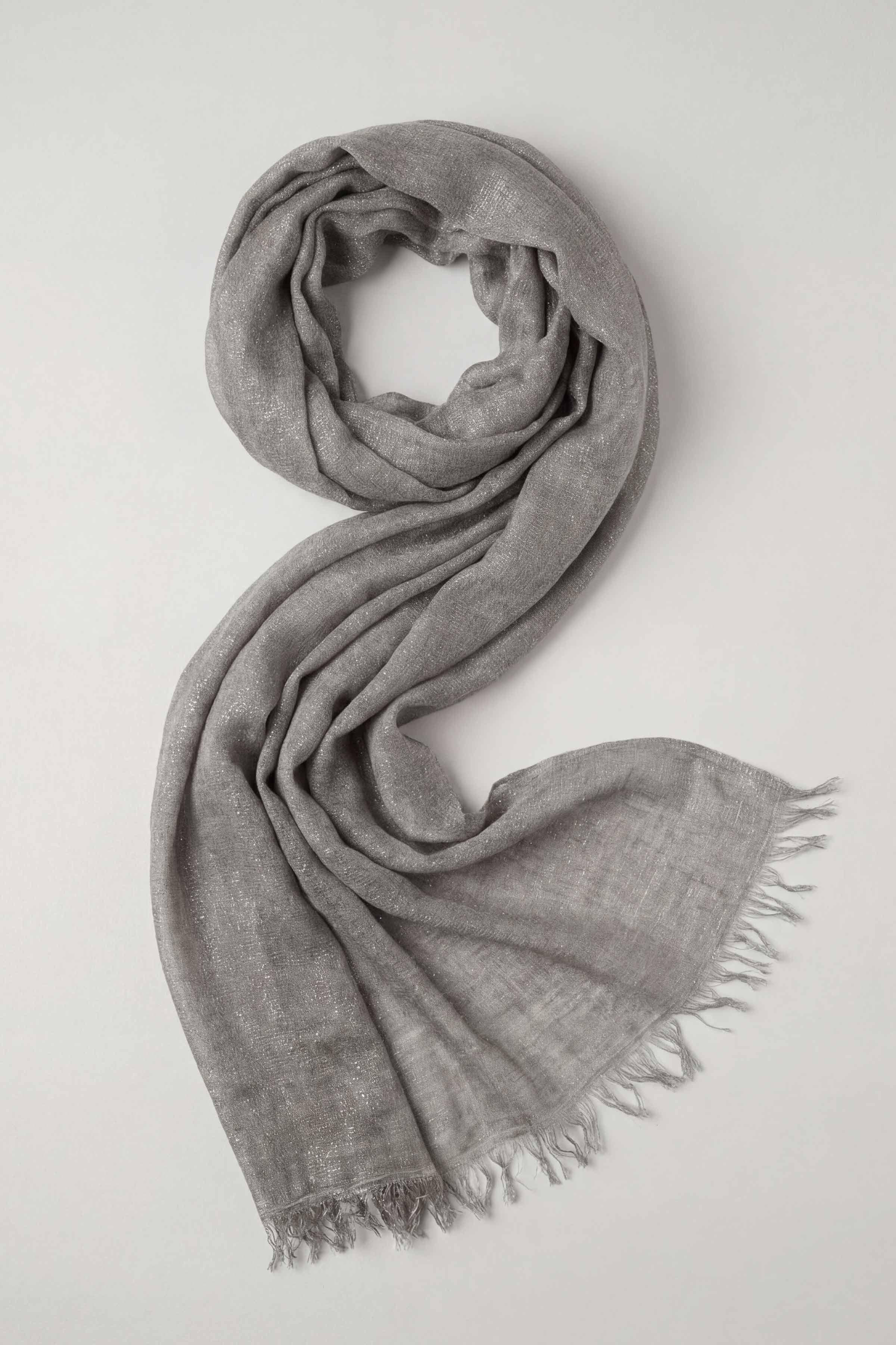 Grey Women Scarf-443432111 - Image 3