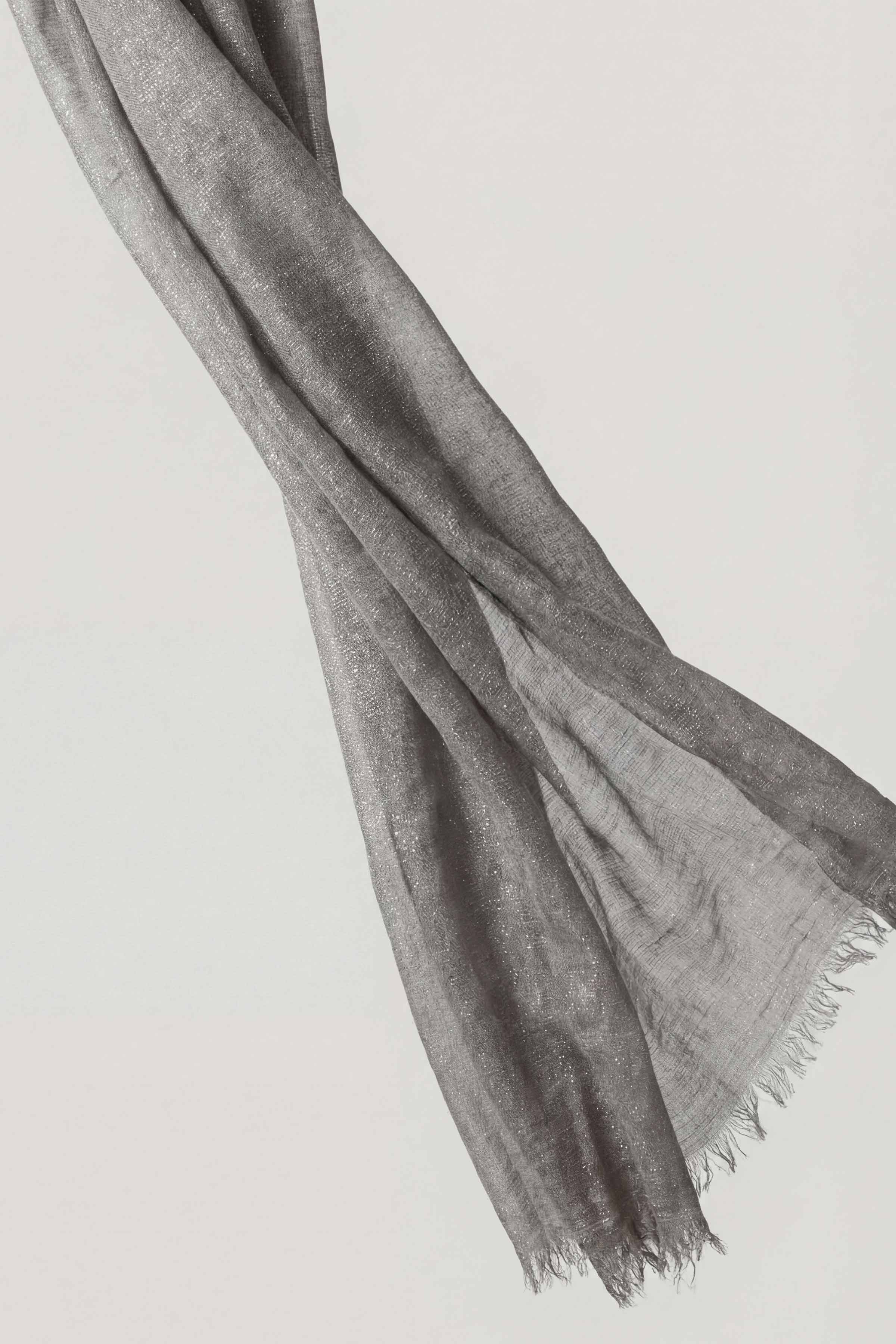 Grey Women Scarf-443432111 - Image 5