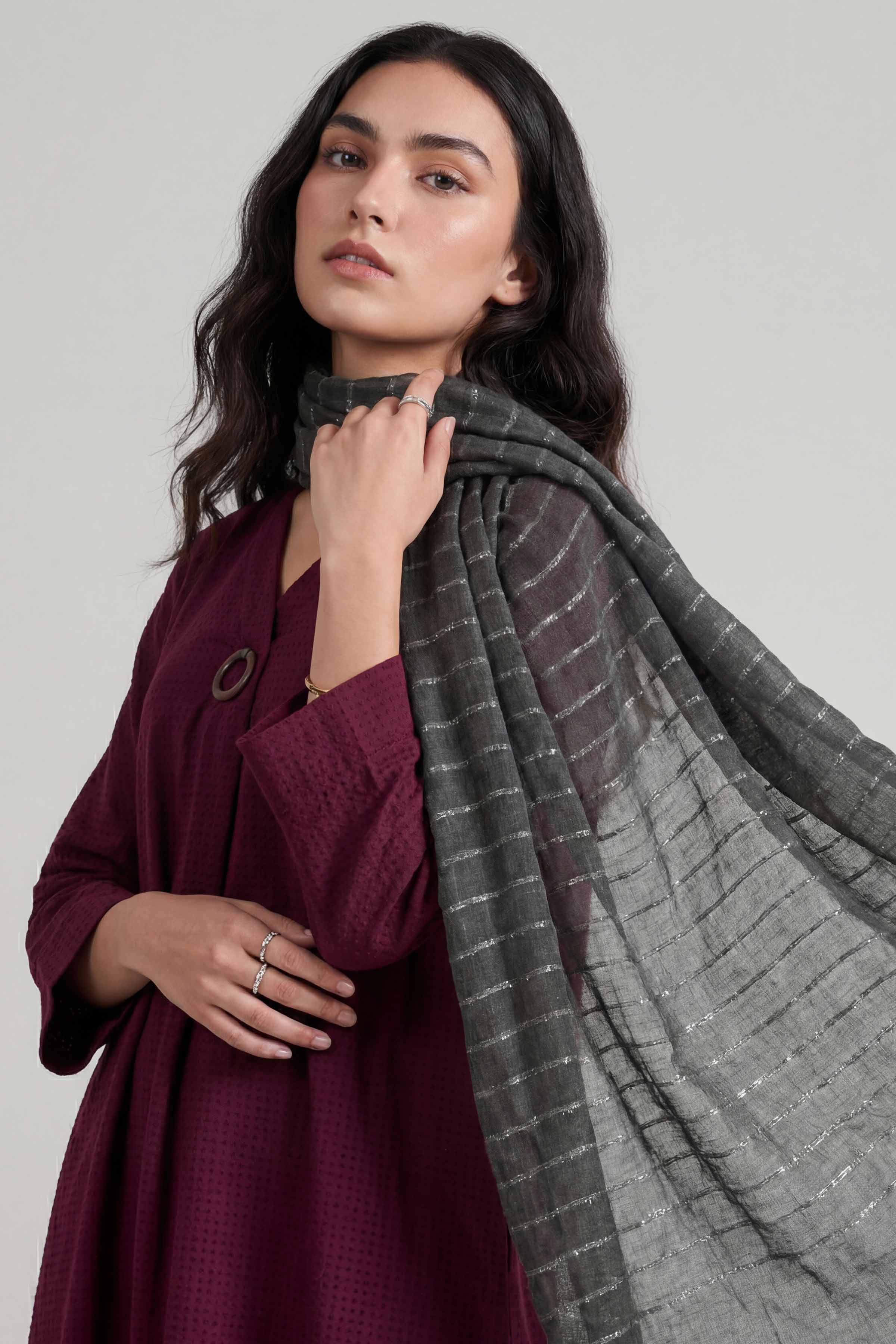 Black Women Scarf-447752103 - Image 4