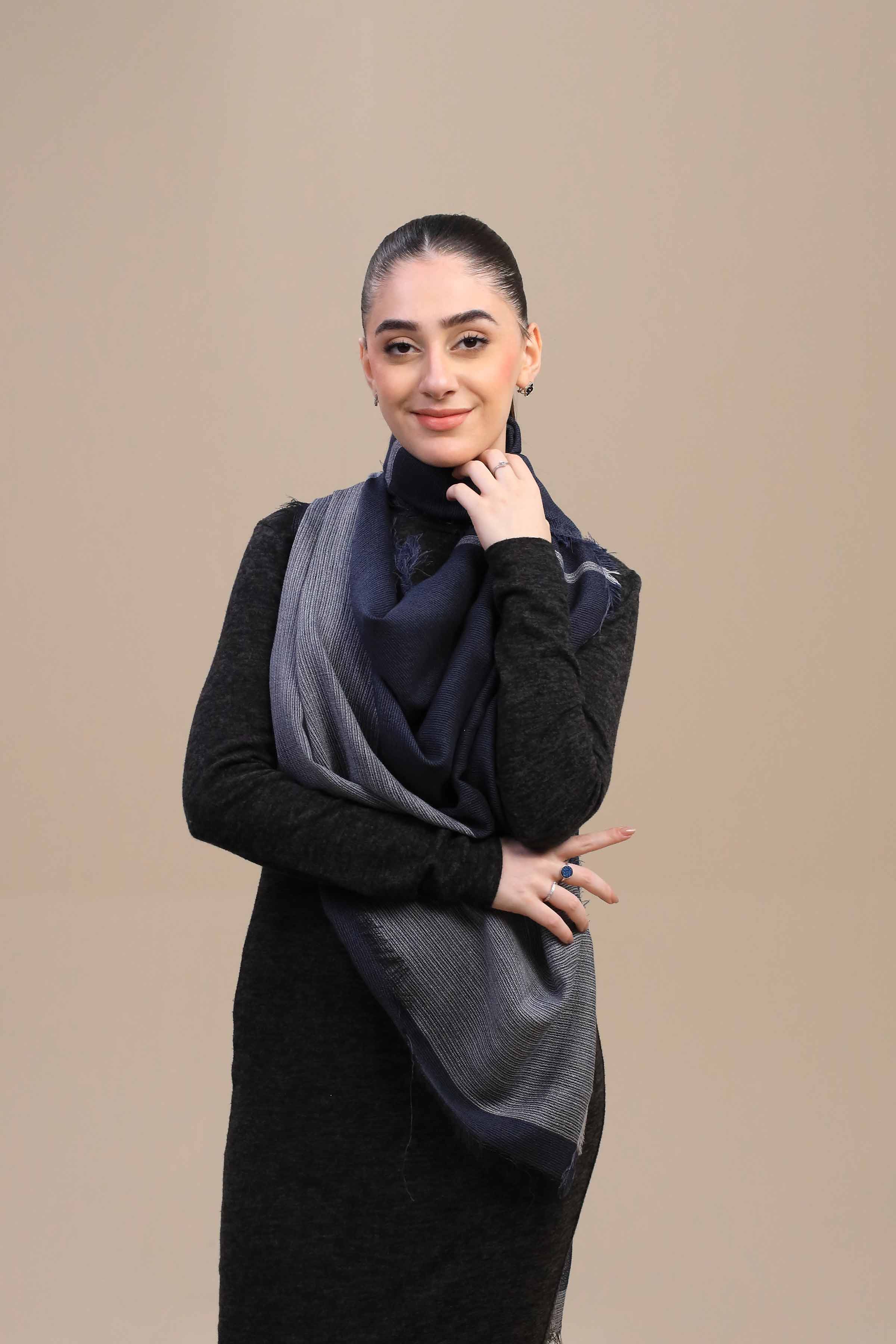 Grey Women Shawl-447172111 - Image 4