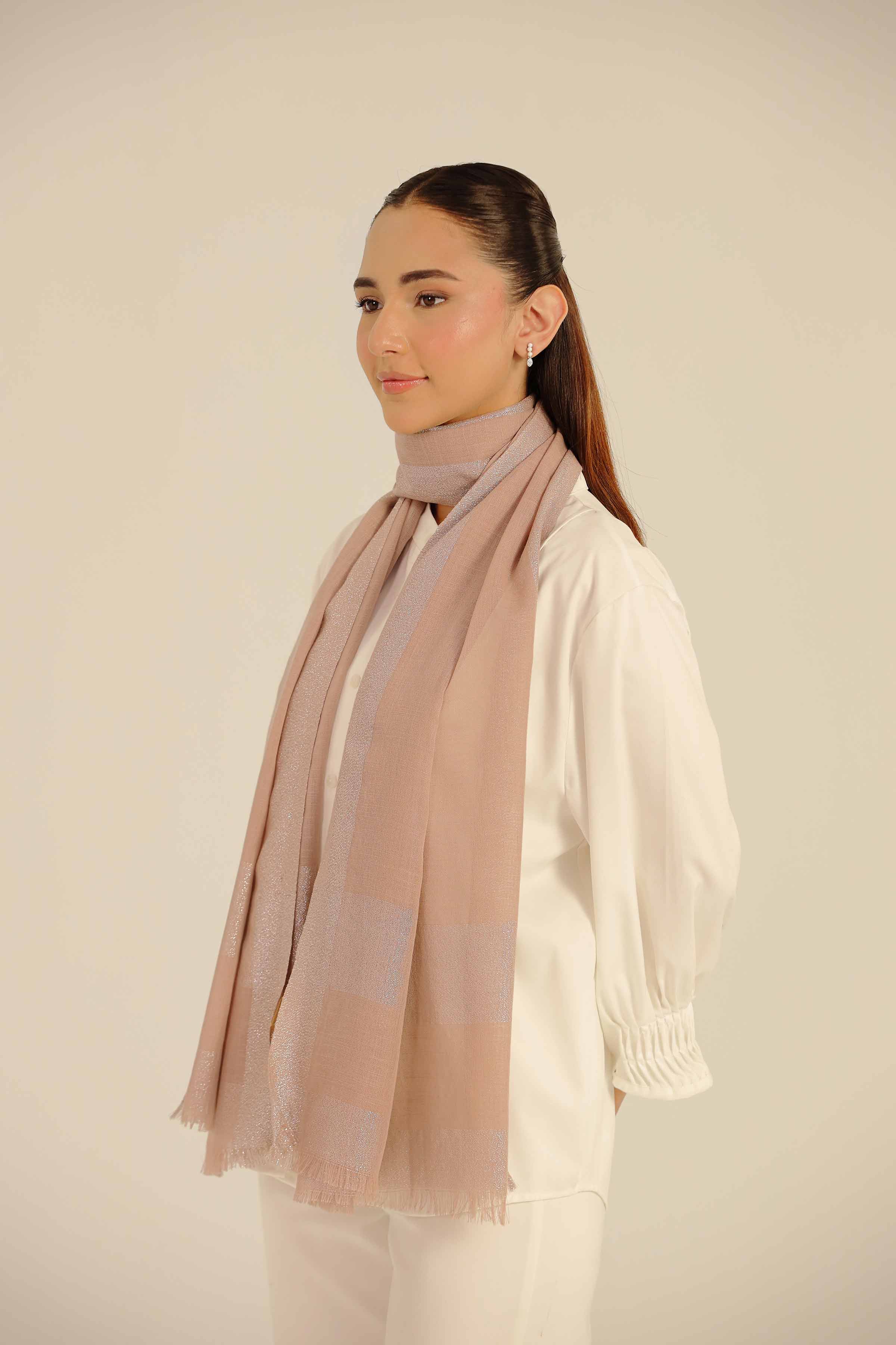 Grey Women Scarf-442442111 - Image 3