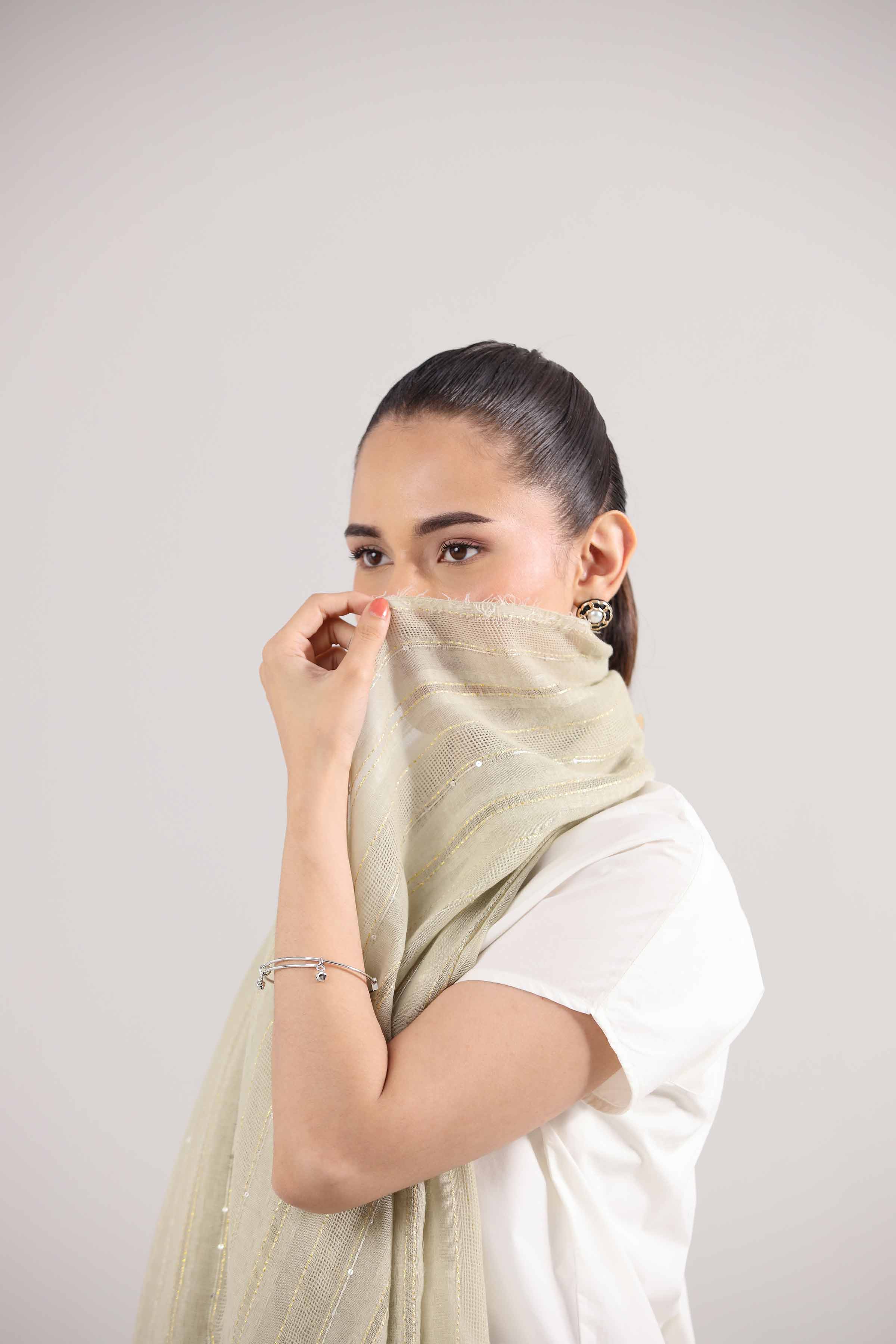 Yellow Women Scarf-442402102 - Image 4