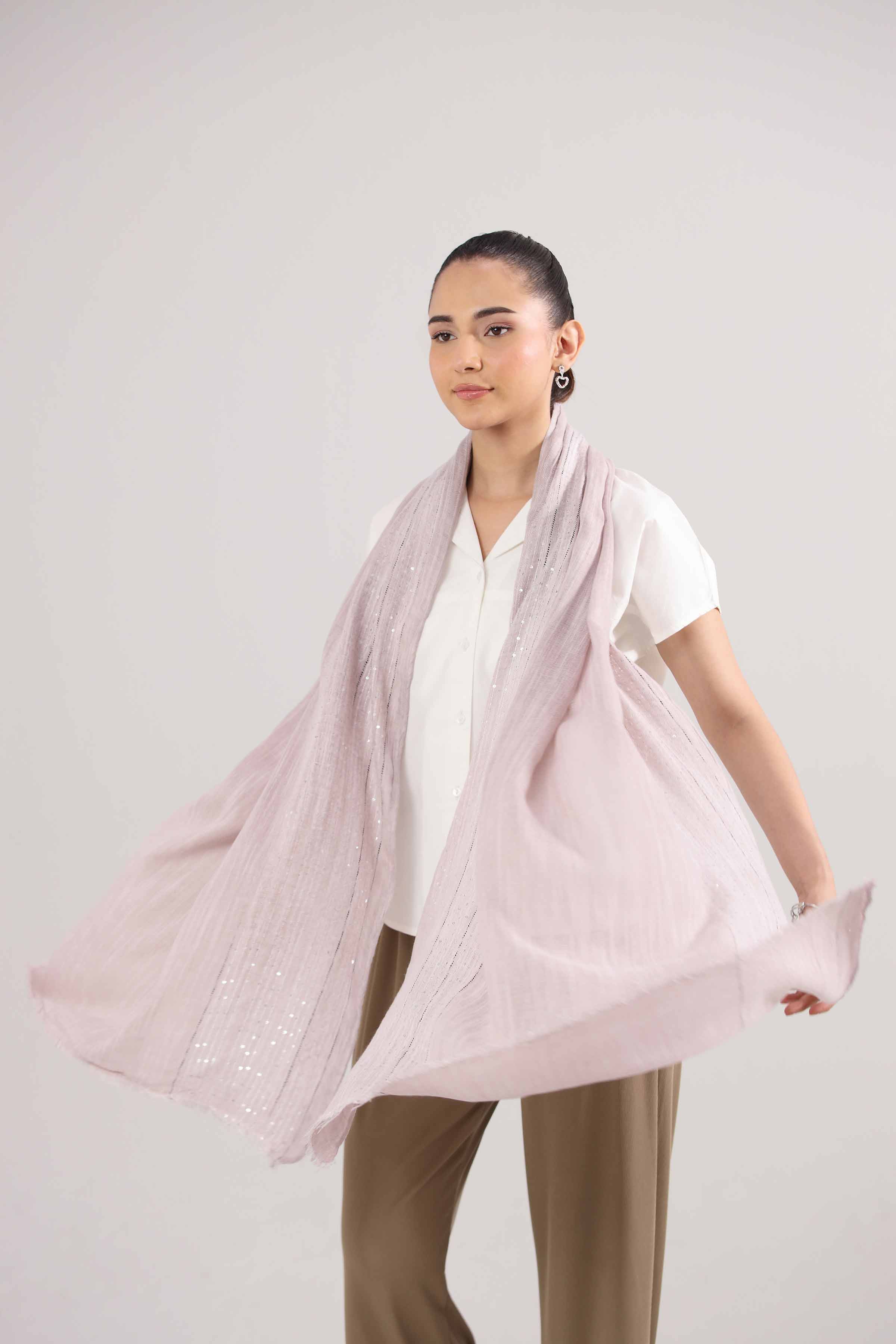 Purple Women Scarf-442422109 - Image 3