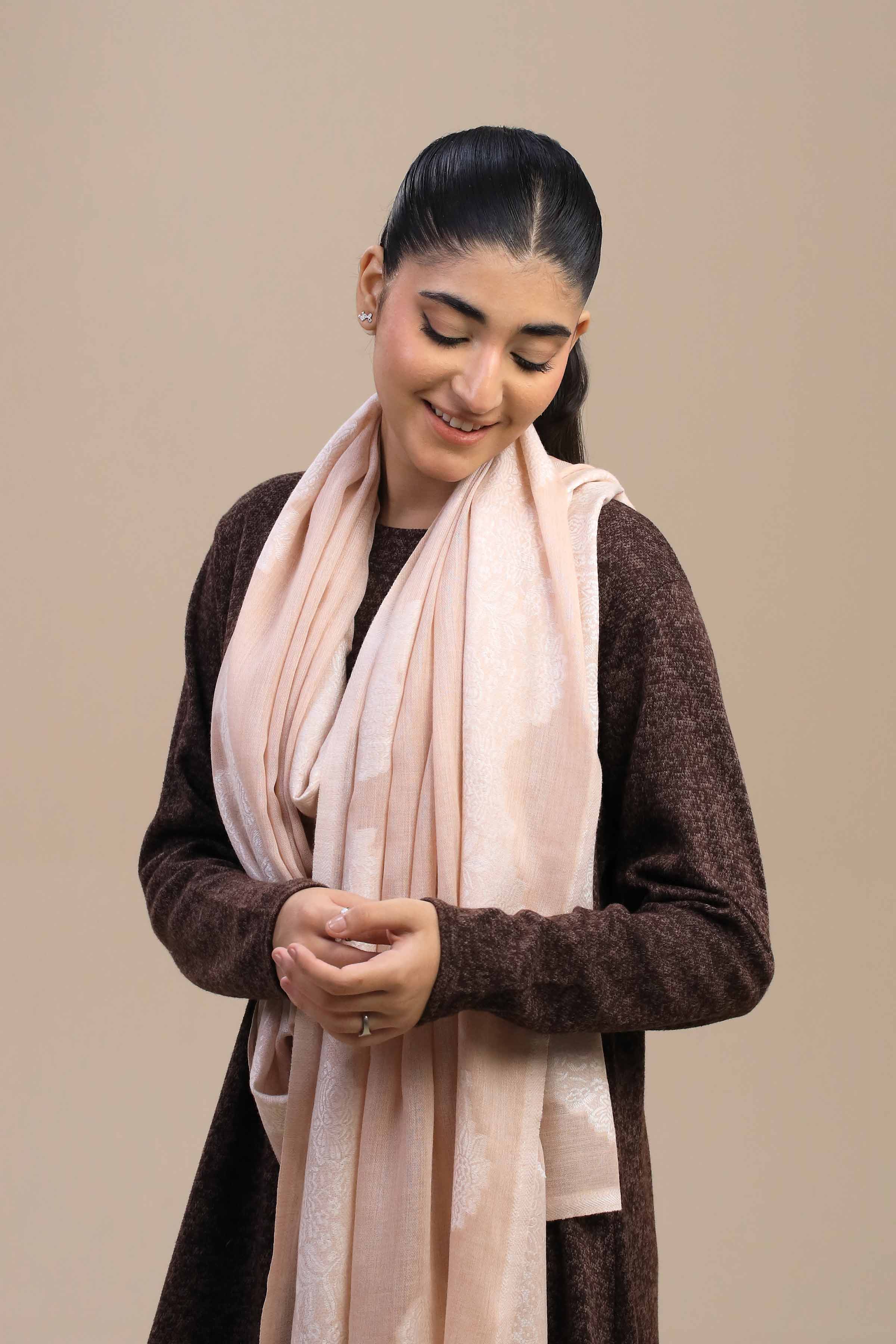 Pink Women Shawl-446752105 - Image 4