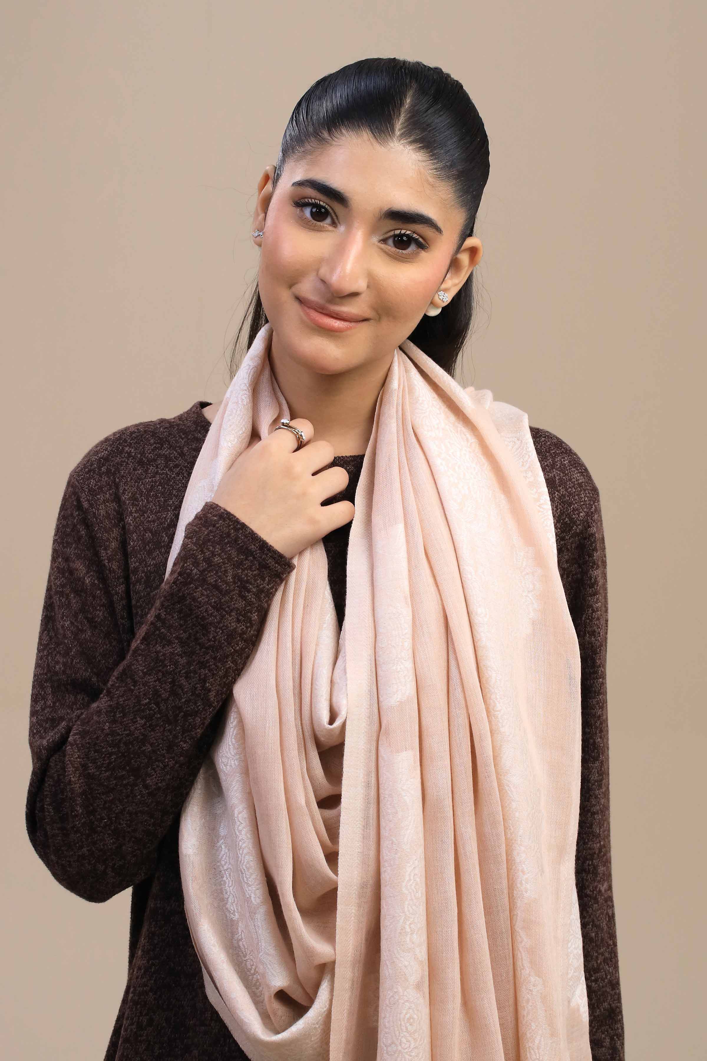 Pink Women Shawl-446752105 - Image 5
